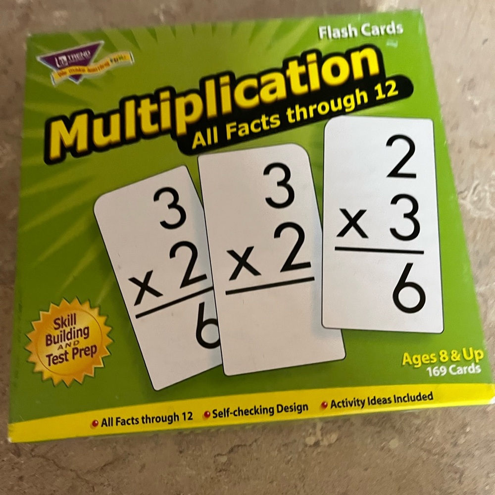 TREND Multiplication Flash Cards - Picture 2 of 3